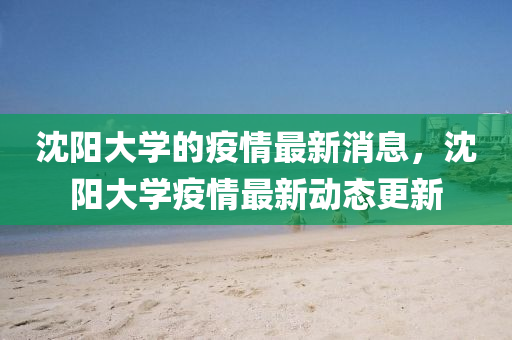 沈阳大学的疫情最新消息,沈阳大学疫情最新动态更新中山市多米克自动化设备有限公司