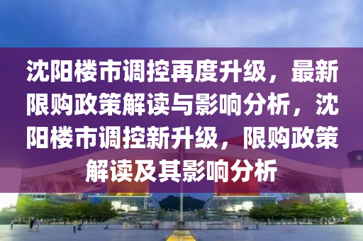 沈阳中山市多米克自动化设备有限公司楼市调控再度升级,最新限购政策解读与影响分析,沈阳楼市调控新升级,限购政策解读及其影响分析