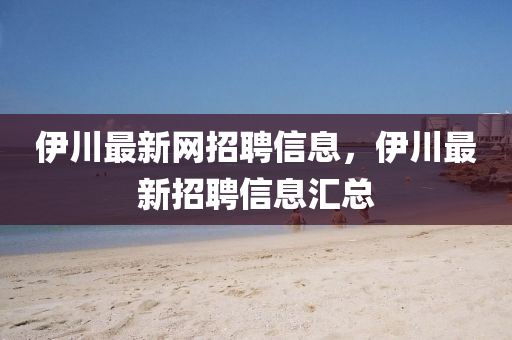 伊川最新网招聘信息,伊川最新招聘信息汇总中山市多米克自动化设备有限公司