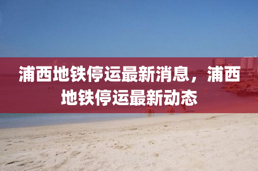 浦西地铁停运最新消息,浦西地铁停运最新动态中山市多米克自动化设备有限公司