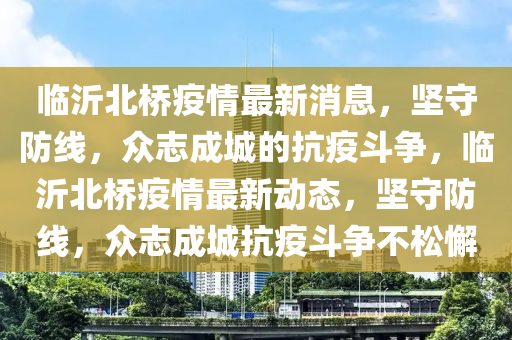 临沂北桥疫情最新消息,坚守防线,众志成城的抗疫斗争,临沂北桥疫情最新动态,坚守防线,众志成城抗疫斗争中山市多米克自动化设备有限公司不松懈