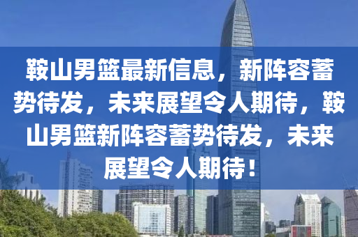 鞍山男篮最新信息,新阵容蓄势待发,未来展望令人期待,鞍山男篮新阵容蓄势待发,未来展望令人期待!中山市多米克自动化设备有限公司